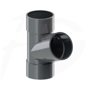 Trójnik PVC ⌀ 90 firmy KROP kolor grafit